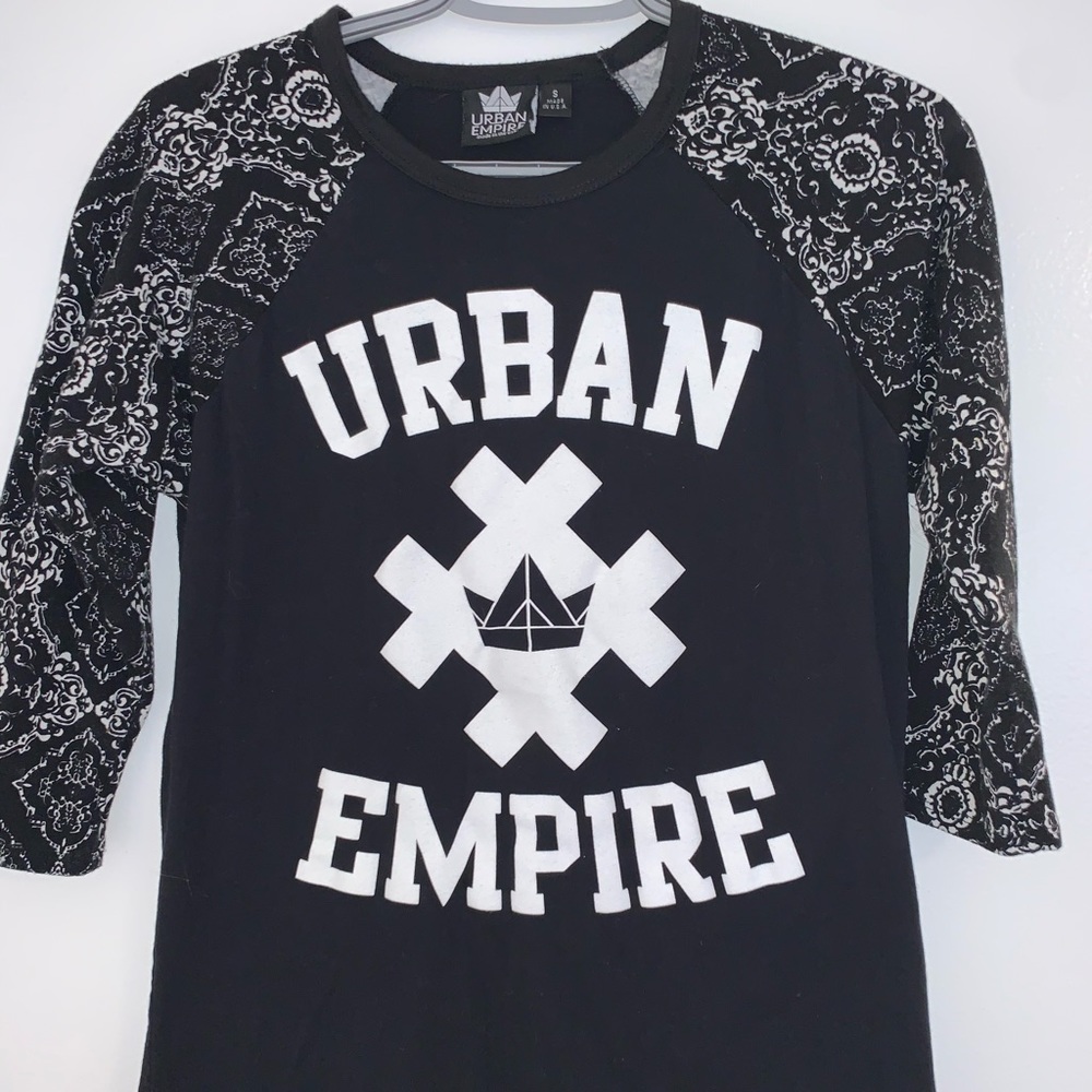 Urban Empire 3/4 Length Baseball Tee